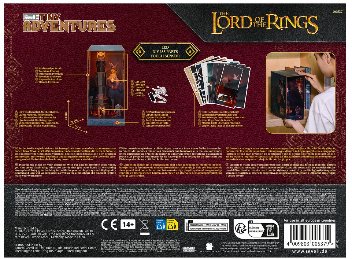 Revell 00537 Tiny Adventures - Herr der Ringe "Barad-Dûr" Bausatz