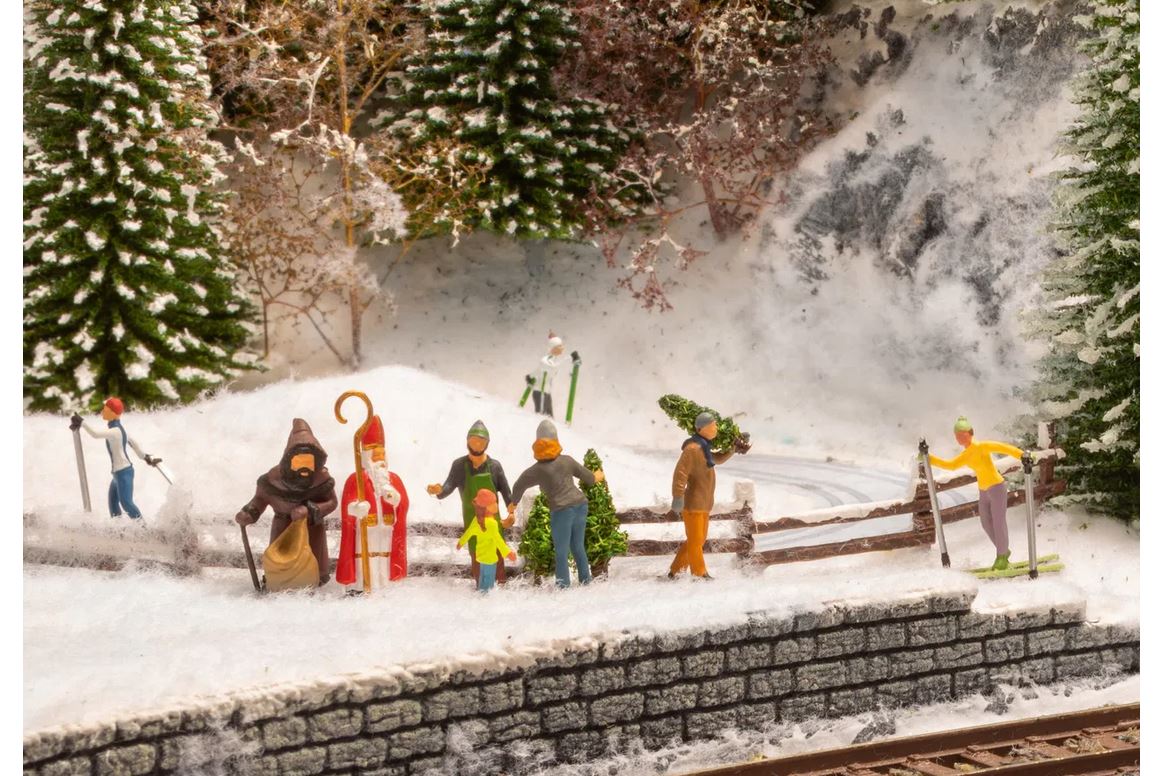 Noch 15927 Christbaumverkauf 1:87 Spur H0 Neu OVP Figuren
