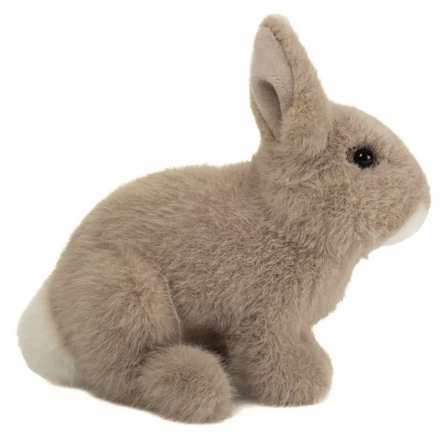 Teddy Hermann 937371 Hase sitzend grau 20 cm Stoff/Plüsch/Kuscheltier NEU