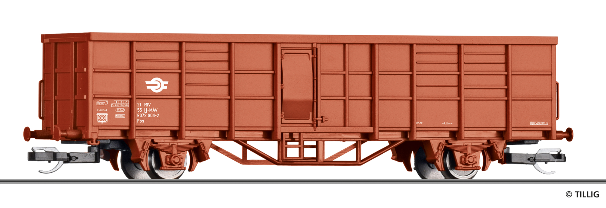 Tillig 14904 START-Offener Güterwagen Fbs der MAV