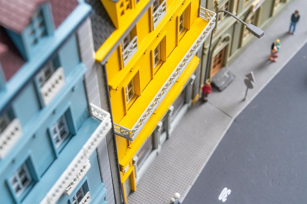 Faller 130714 Stadthäuser-Set 1:87 Spur H0 Bausatz NEU OVP