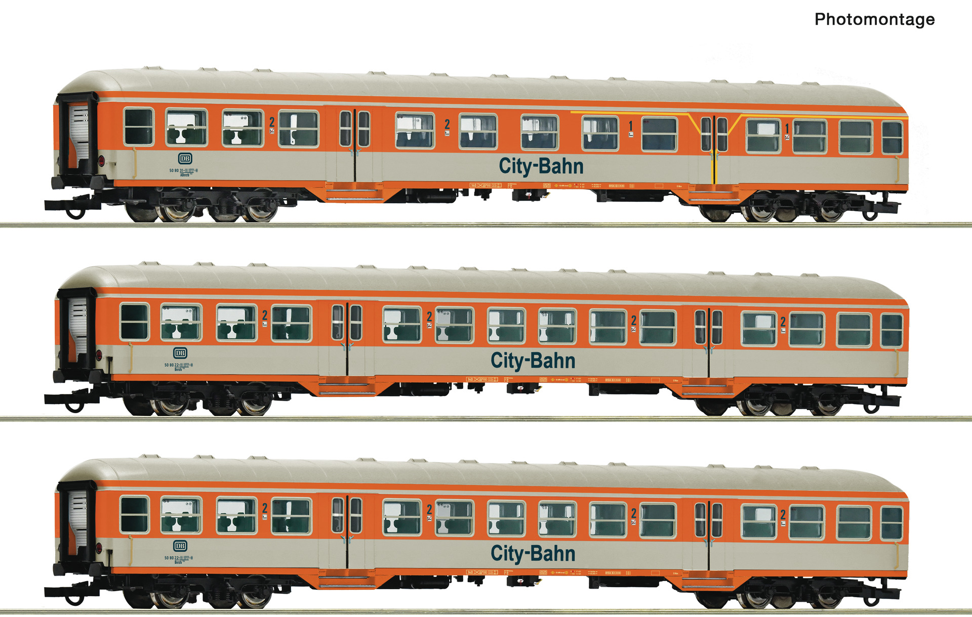 Roco 6200247 3-tlg. Set: Nahverkehrswagen
