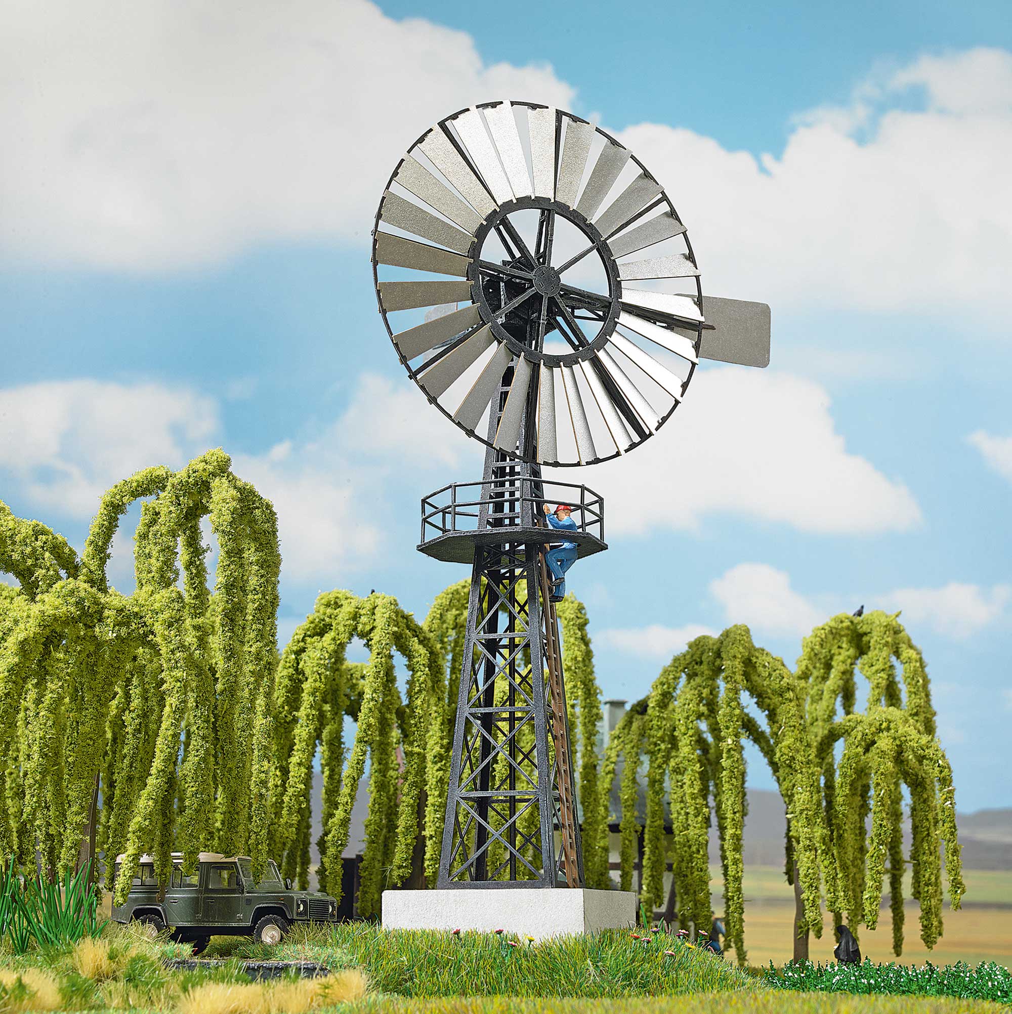 Wind PumpHalf-Timbered Water-Powered Mill