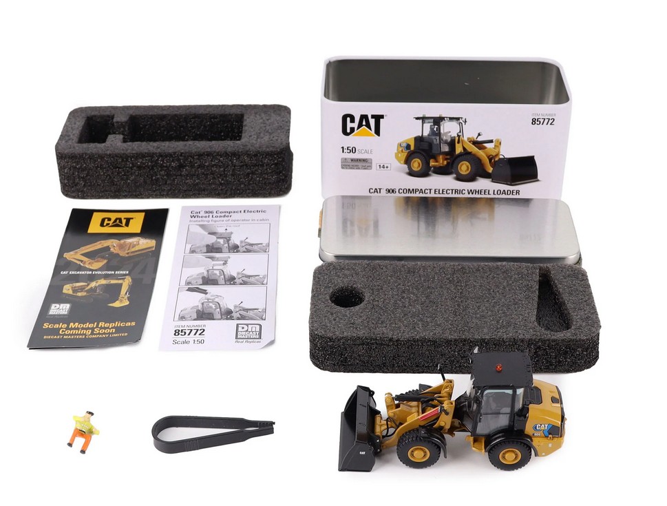 Diecast Masters 85772 Cat 906 Kompakt Elektroradlader 1:50 Neu OVP