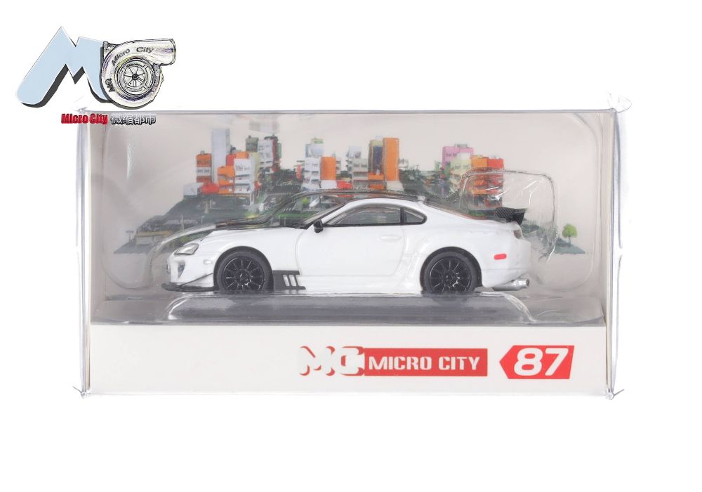 Herpa 87MC000029 MicroCity: Toyota Supra weiß (1993-2002) 1:87 Spur H0