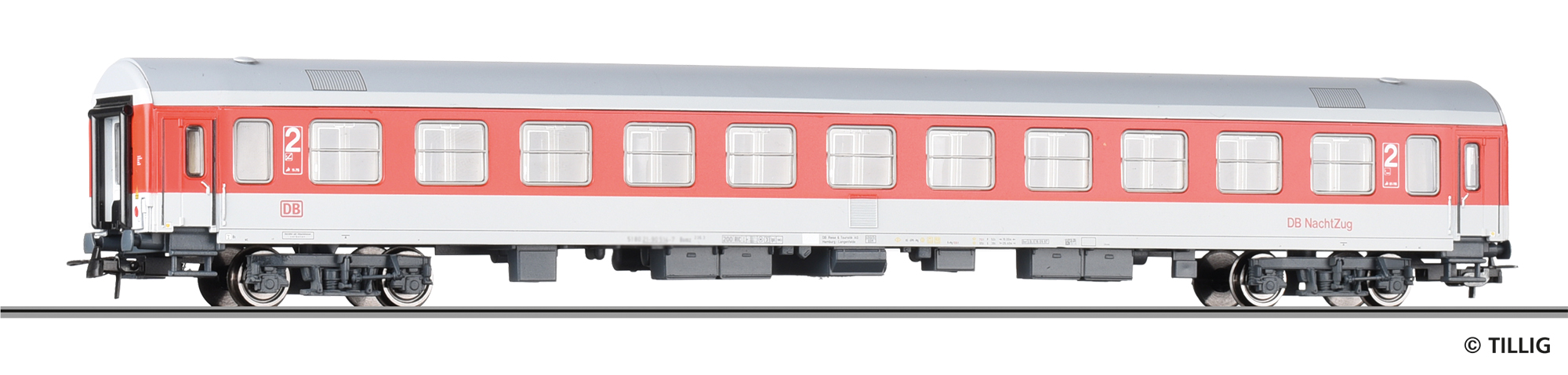 Tillig 75017 Reisezugwagen 2. Klasse Bomz 236.3 der DB NachtZug