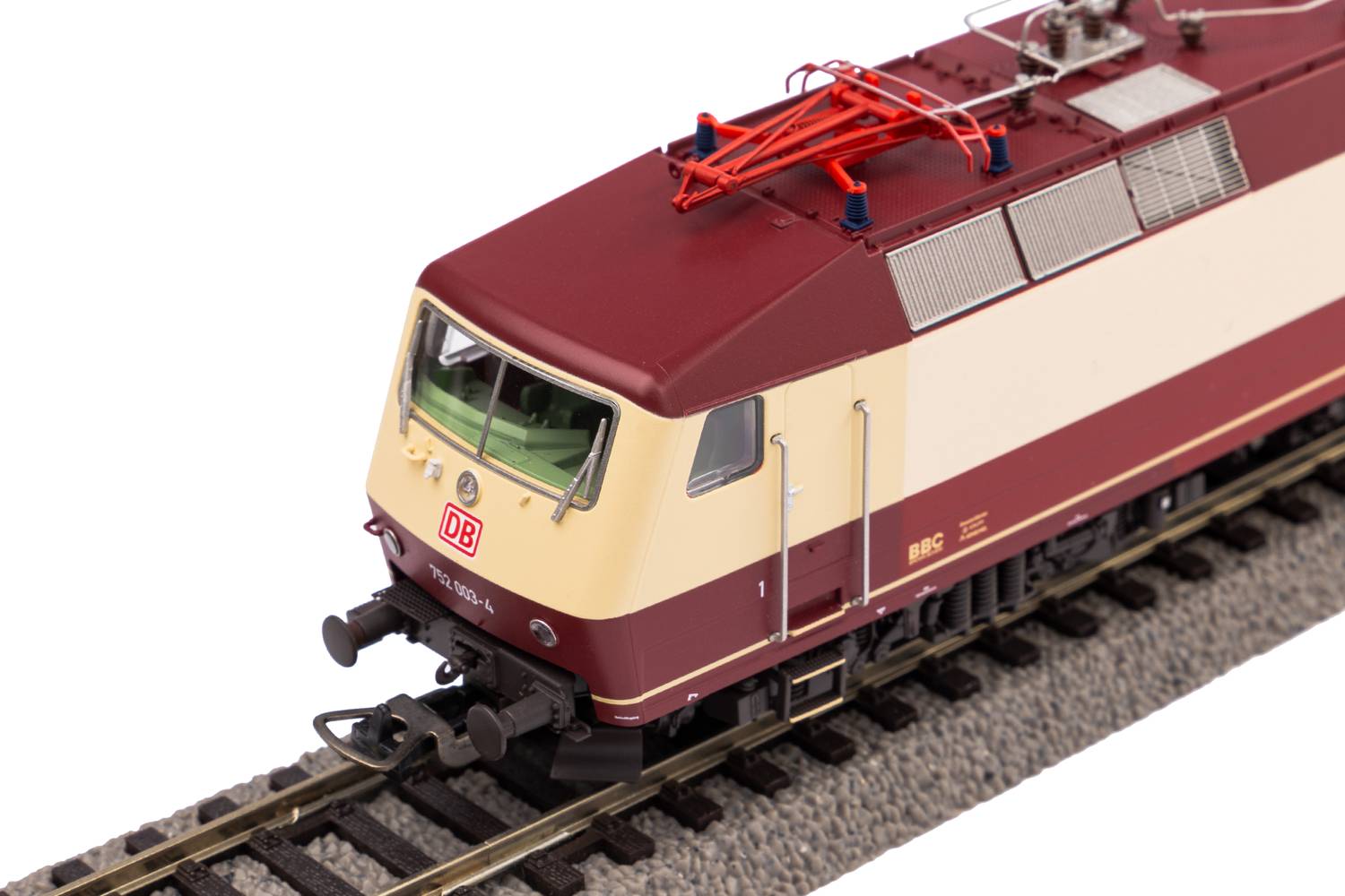 Piko 51907 Sound-E-Lok BR 752 mit Latz DB IV - Spur H0 - DC - Neu
