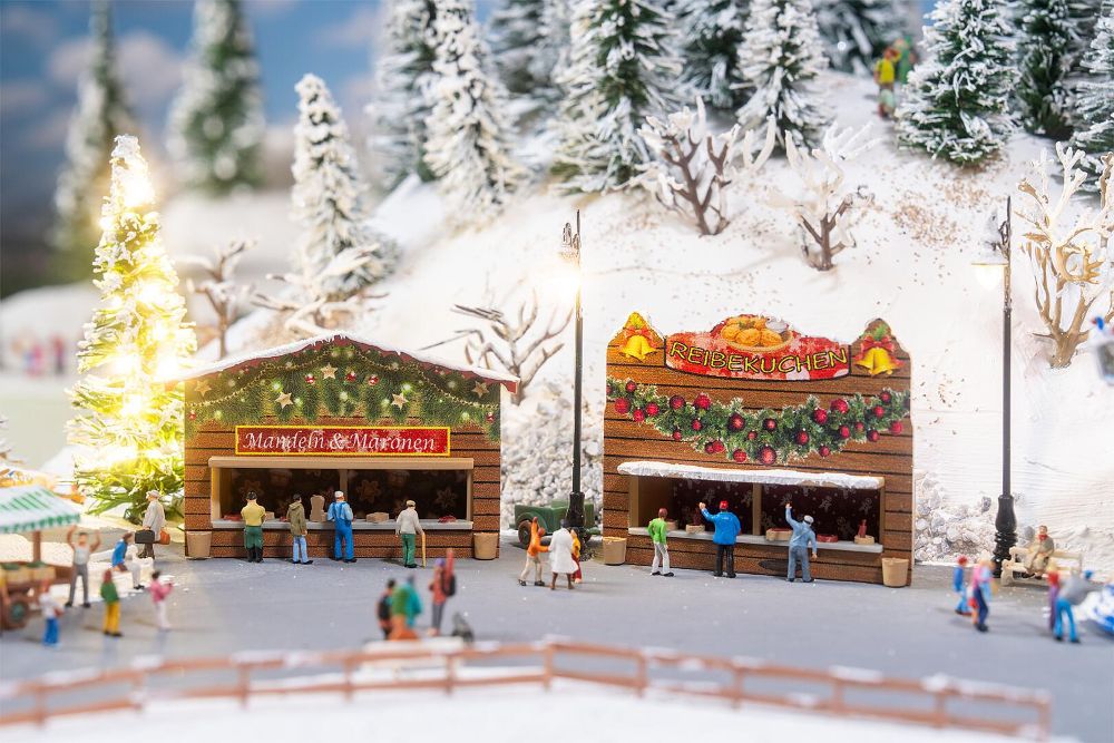 Faller 272020 2 Weihnachtsmarktbuden 1:160 Spur N Bausatz NEU
