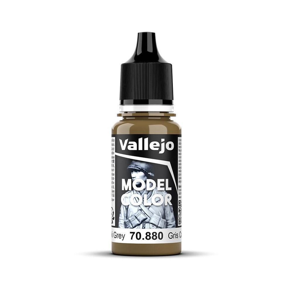 Vallejo 70880 Khakigrau, matt, 18 ml Model Color NEU