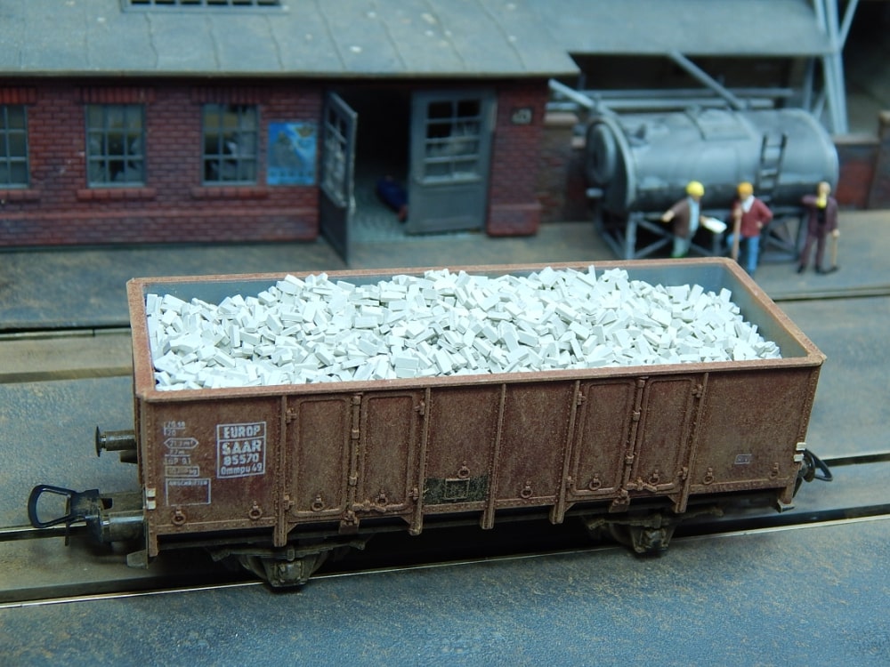 Juweela 28009 Ziegel (NF) grau hell, 12000x (Miniatur)