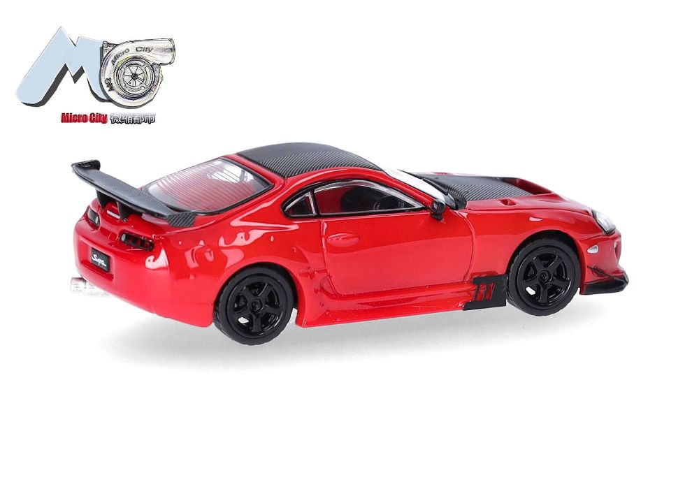 Herpa 87MC000016 MicroCity: Toyota Supra rot (1993-2002) 1:87 Spur H0