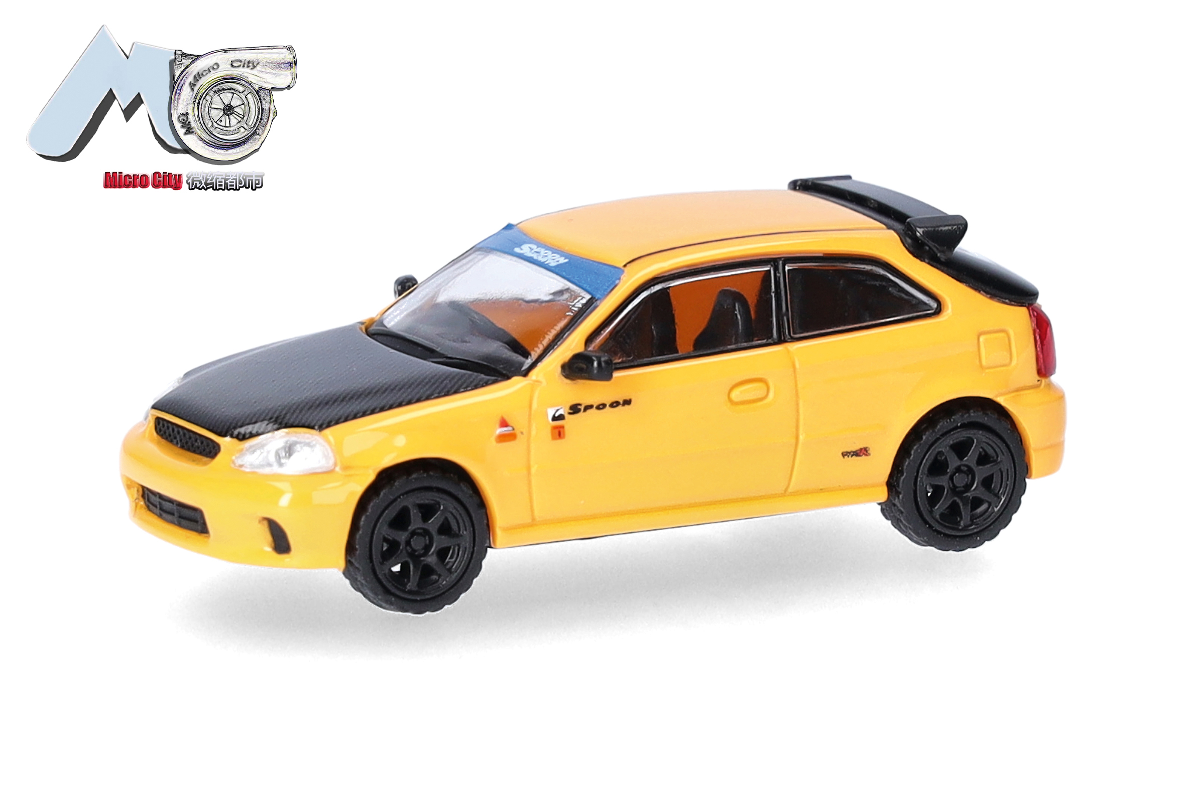 Herpa 87MC000157 Honda Civic Type R (EK9), gelb
