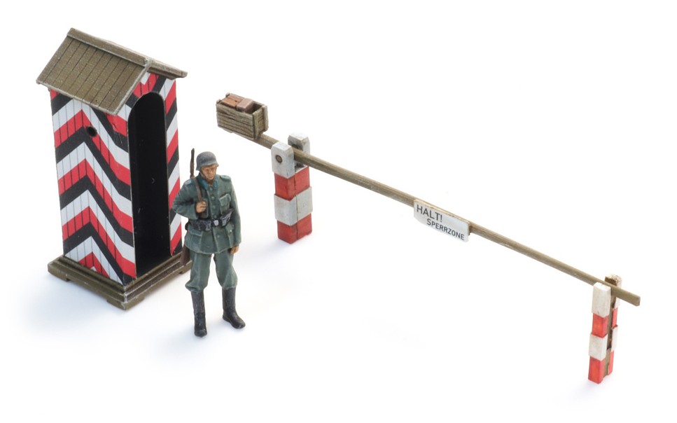 Artitec 5870095 WM Schilderhaus & Wachsoldat (1x) 1:87 Spur H0 Neu
