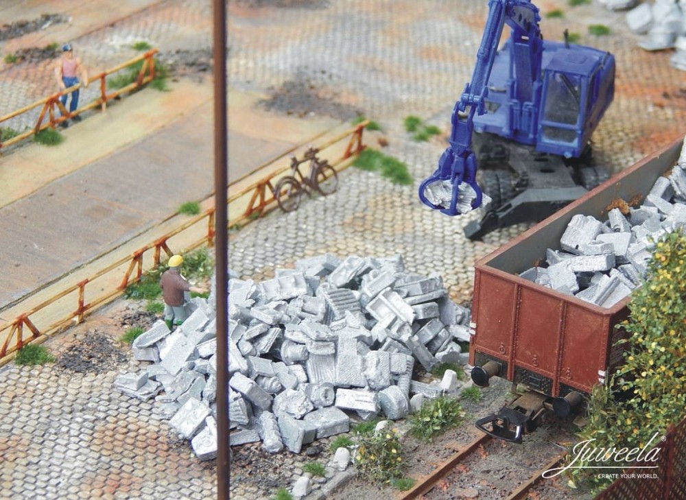 Juweela 28188 Industrieschrott Alu, 25g (Miniatur)
