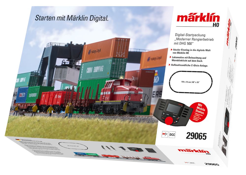 Märklin 29065 Digital-Startpackung "Moderner Rangierbetrieb" Spur H0