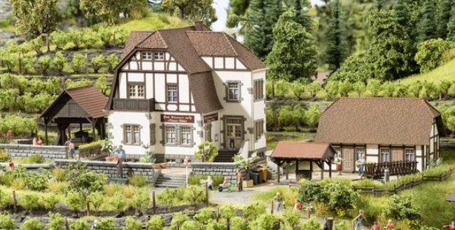 Noch 66712 Laser-Cut Bausatz Weingut Hauser-Bühler