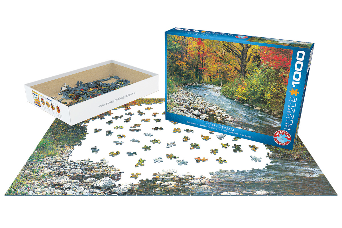 EUROGRAPHICS 6000-2132 Waldbach 1000 Teile Puzzle NEU OVP