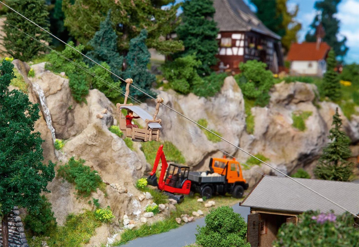 Faller 130323 Materialseilbahn 1:87 Spur H0 Bausatz Neu OVP