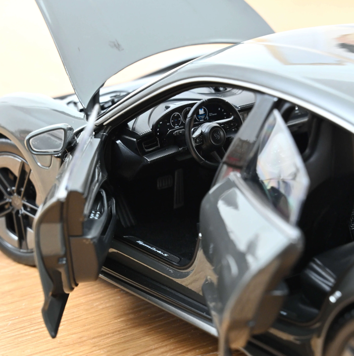 Norev 187654 Porsche Taycan Turbo S 2024 Schiefergrau Neo 1:18