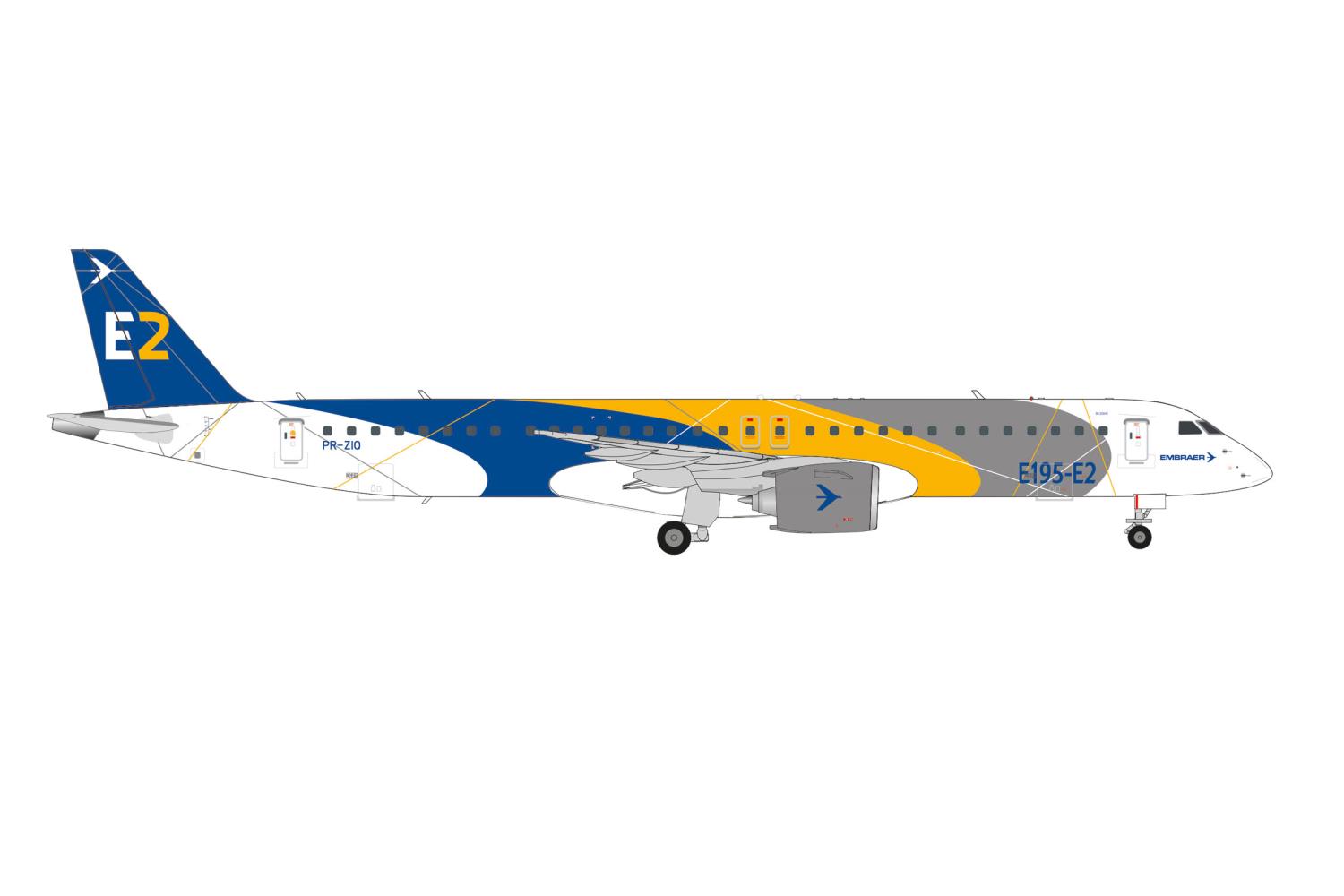 Herpa 572842 Embraer E195-E2 Corporate livery PR-ZIQ 1:200 Neu