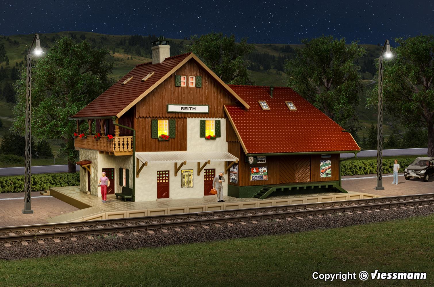 Vollmer 43530 Bahnhof Reith 1:87 Spur H0 Bausatz Neu OVP
