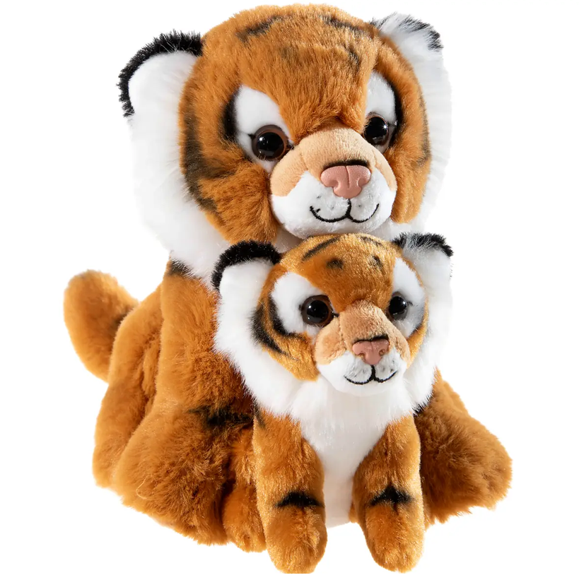 Heunec 509177 Tiger mit Baby 25 cm Stoff/Plüsch/Kuscheltier NEU