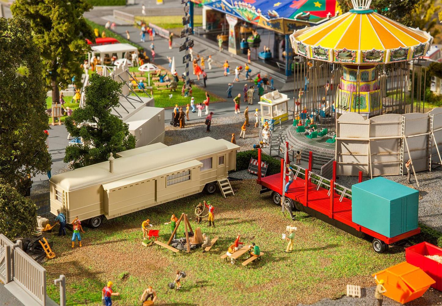 Faller 140480 Kirmeswagen-Set I 1:87 Spur H0 Bausatz Neu OVP