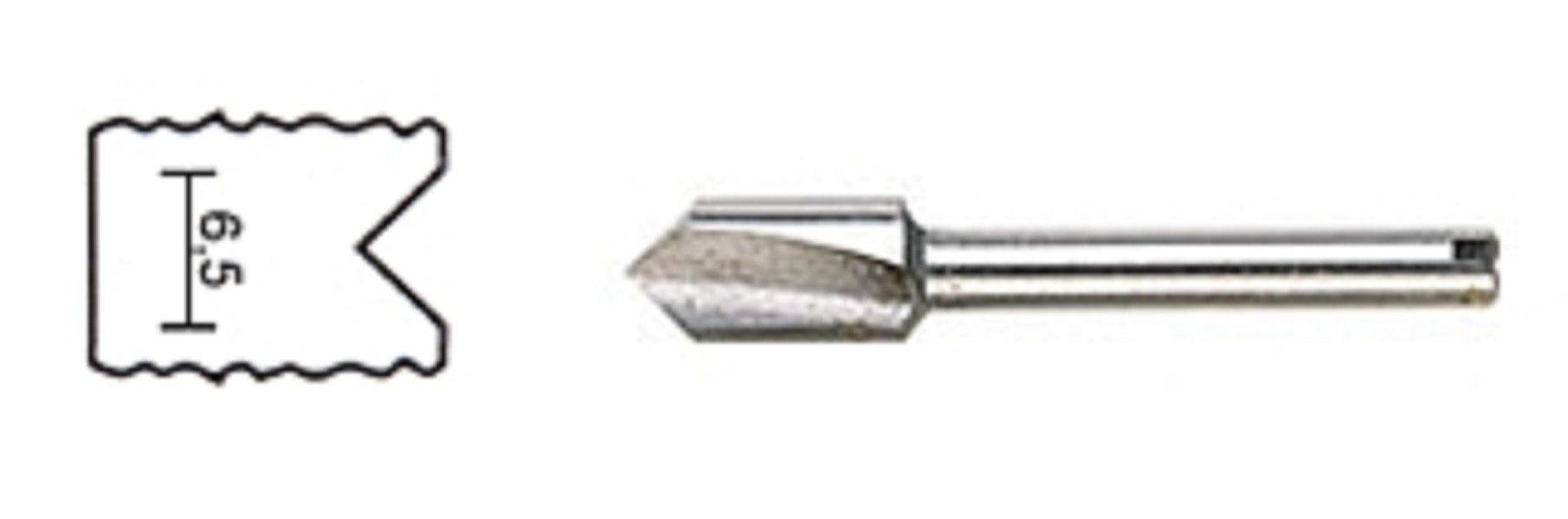 Proxxon 29032 V-Nutfräser 6,5mm