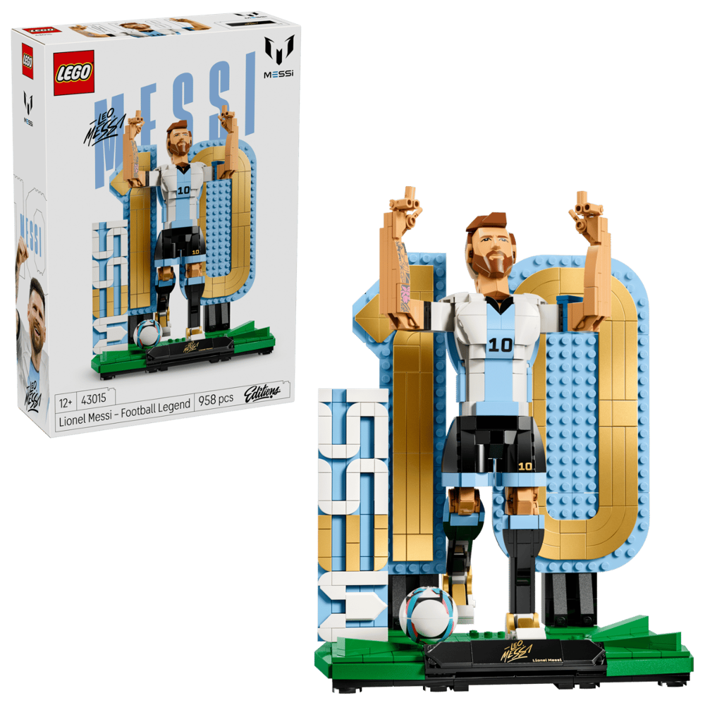 LEGO 43015 EDITIONS Lionel Messi – Fußballlegende Bausatz NEU