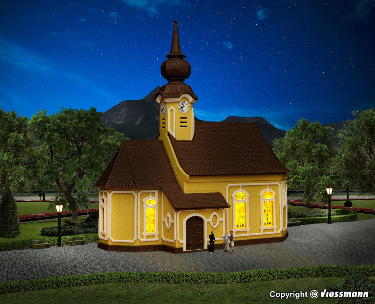 Vollmer 47740 Alpenkirche 1:160 Spur N Bausatz Neu OVP