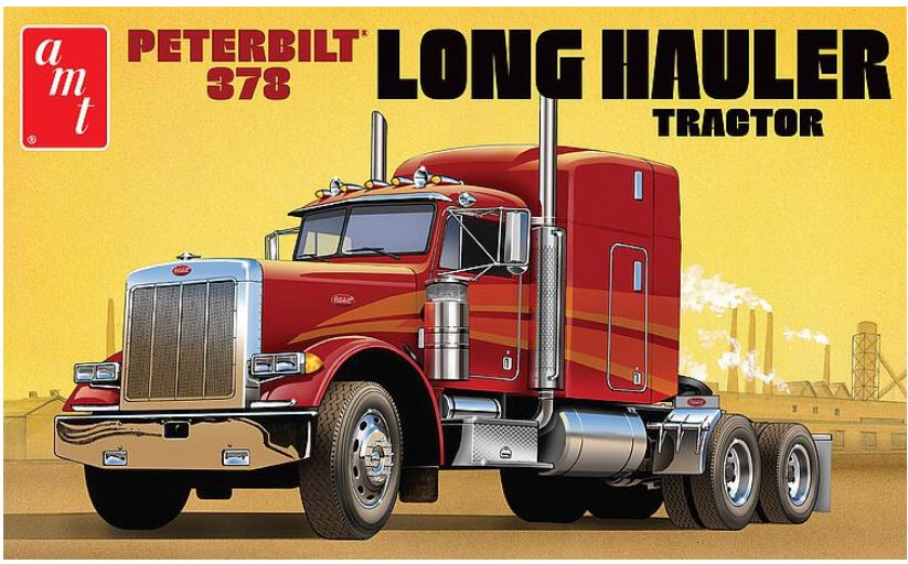 AMT AMT1169/08 Peterbilt 378 Long Hauler 1:25 Bausatz Neu OVP