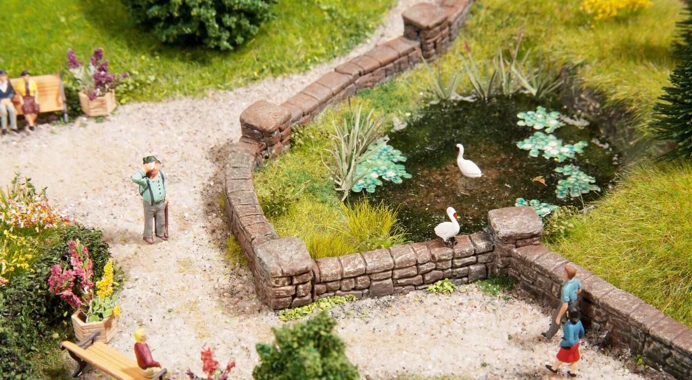Noch 58282 Mauern aus Sandstein 1:87 Spur H0 NEU OVP