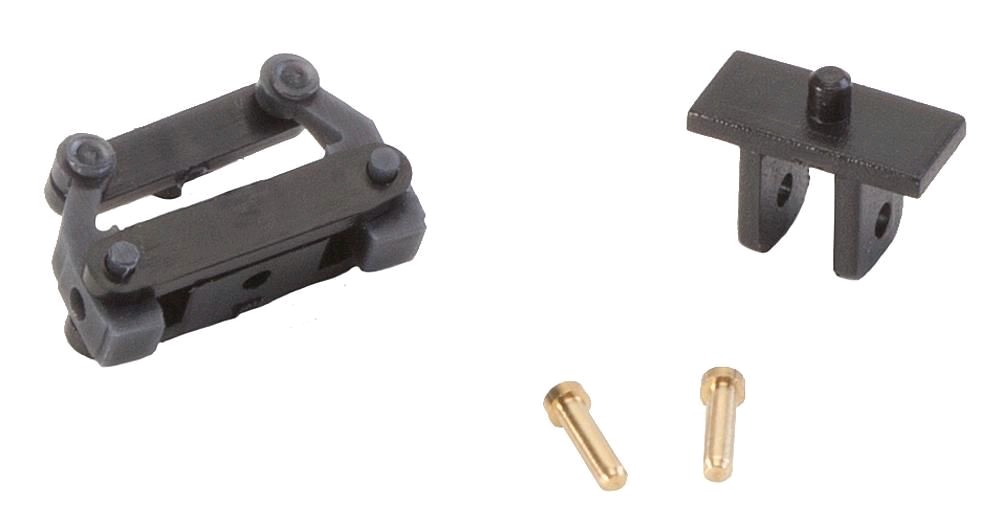 Faller 163053 Car System H0 Vorderachse mont. PKW schmal o.Räder(9 mm)