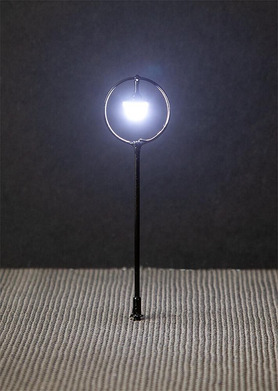 Faller 180105 LED-Parklaternen, Kugel-Hängeleuchte, 3 Stück - Neu