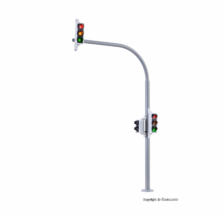 Viessmann 5094 H0 Bogenampel mit Fußgängerampel und LEDs,2 Stück