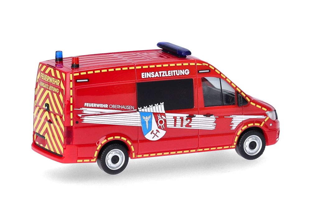 Herpa 098731 MAN TGE Halbbus HD "FW Oberhausen/ELW" 1:87 NEU