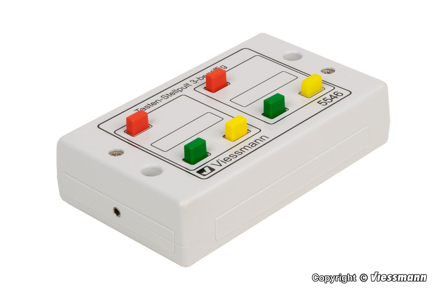 Viessmann 5546 Tasten-Stellpult 3-begriffig Neu OVP