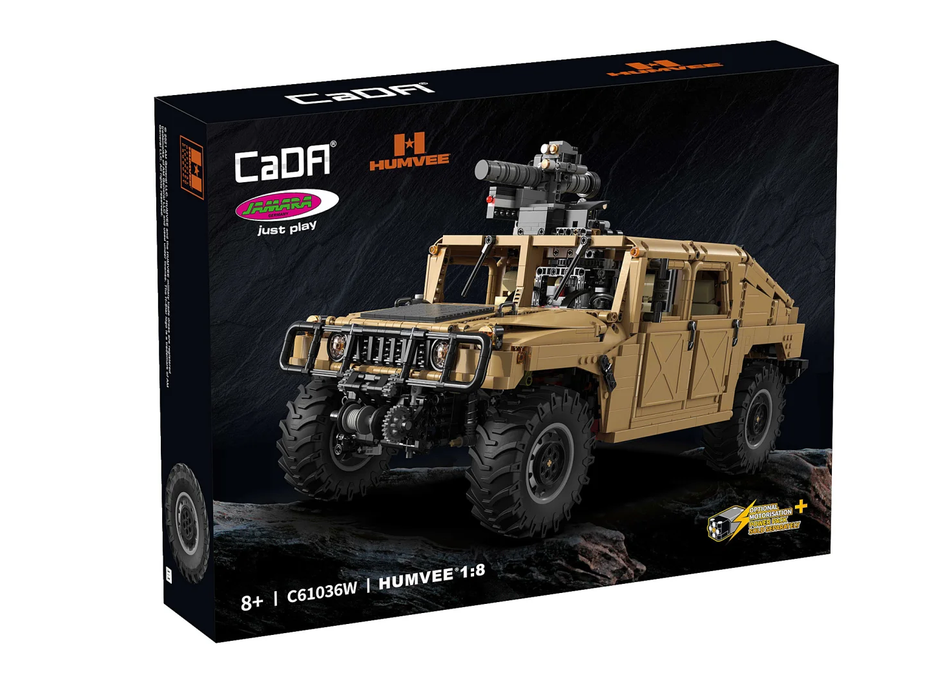 CaDA C61036W Humvee 1:8 braun Bricks