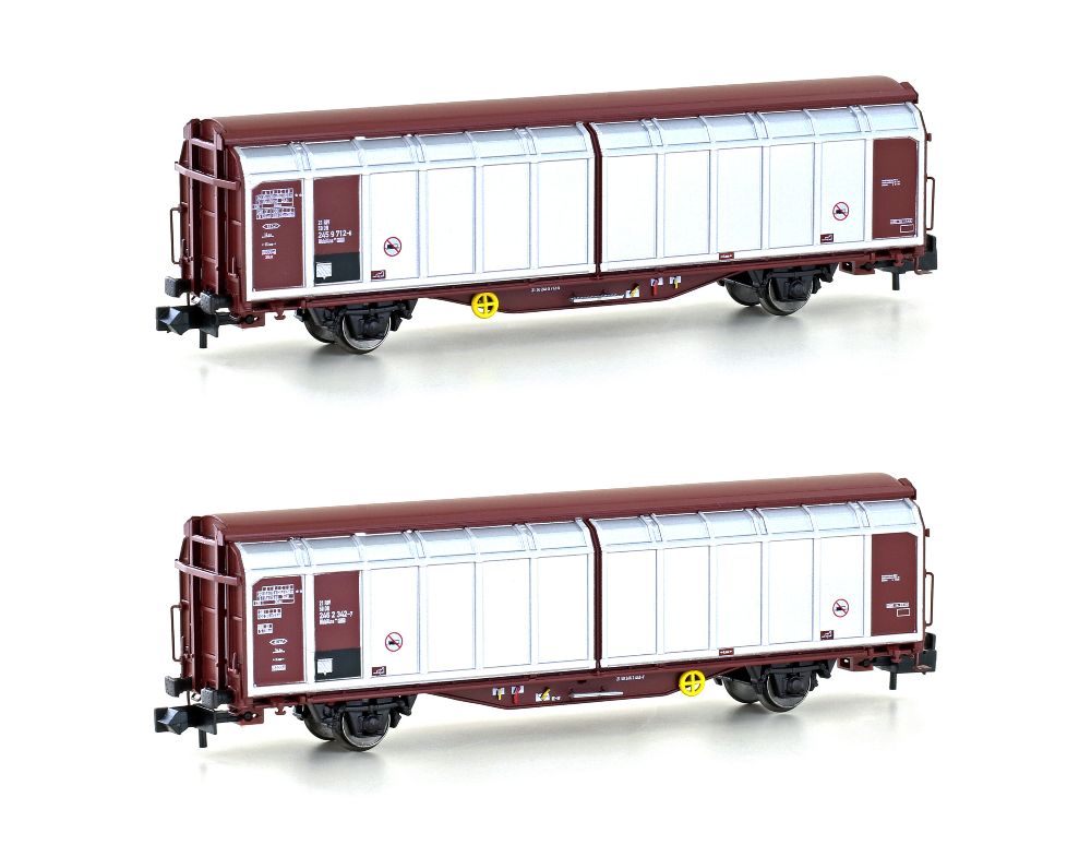 Hobbytrain H24653 2er Set Schiebewandwgn Hbbillns DR Ep.IV-V Spur N