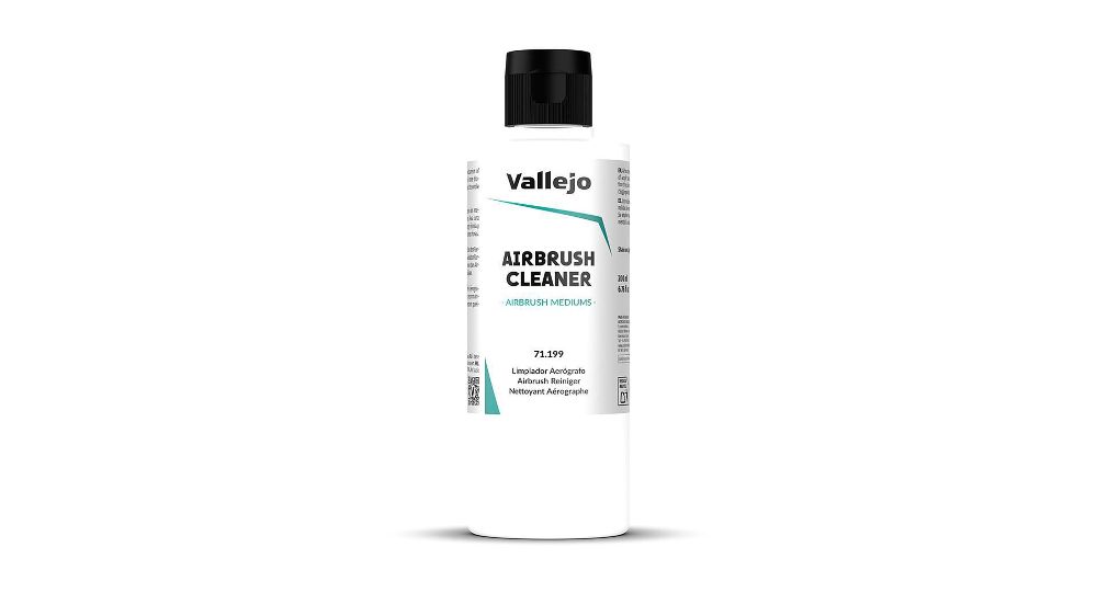 Vallejo 71199 Airbrush Reiniger, 200 ml Hilfsmittel NEU