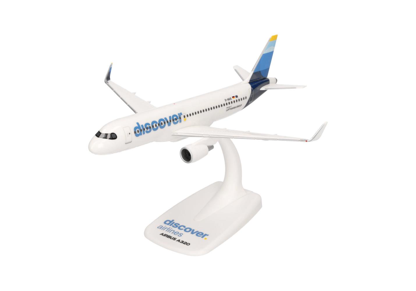 Herpa 614290 Discover Airlines Airbus A320 1:200 Snap-Fit Neu OVP