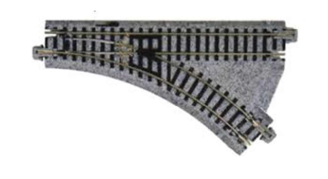 Kato 20-241 Elekt. Weiche R150-45° rechts 1:160 Spur N Neu OVP