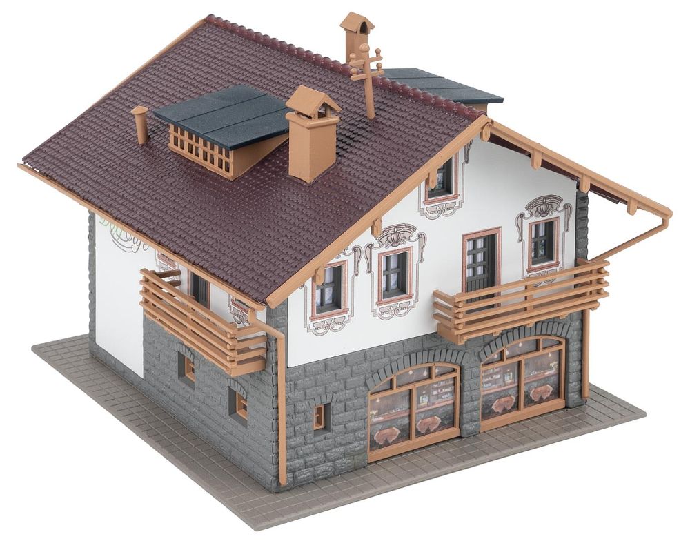 Faller 191836 Alpenhaus mit Café 1:87 Spur H0 Bausatz NEU OVP