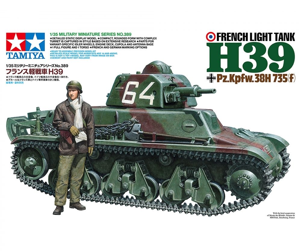 Tamiya 35389 Franz. Lt. Panzer H39 (1) 1:35 Bausatz NEU OVP