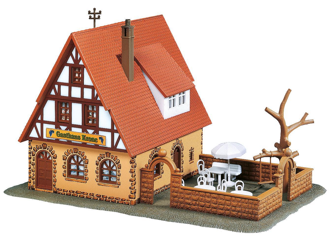 Faller 130314 Gasthaus Zur Krone 1:87 Spur H0 Bausatz Neu OVP