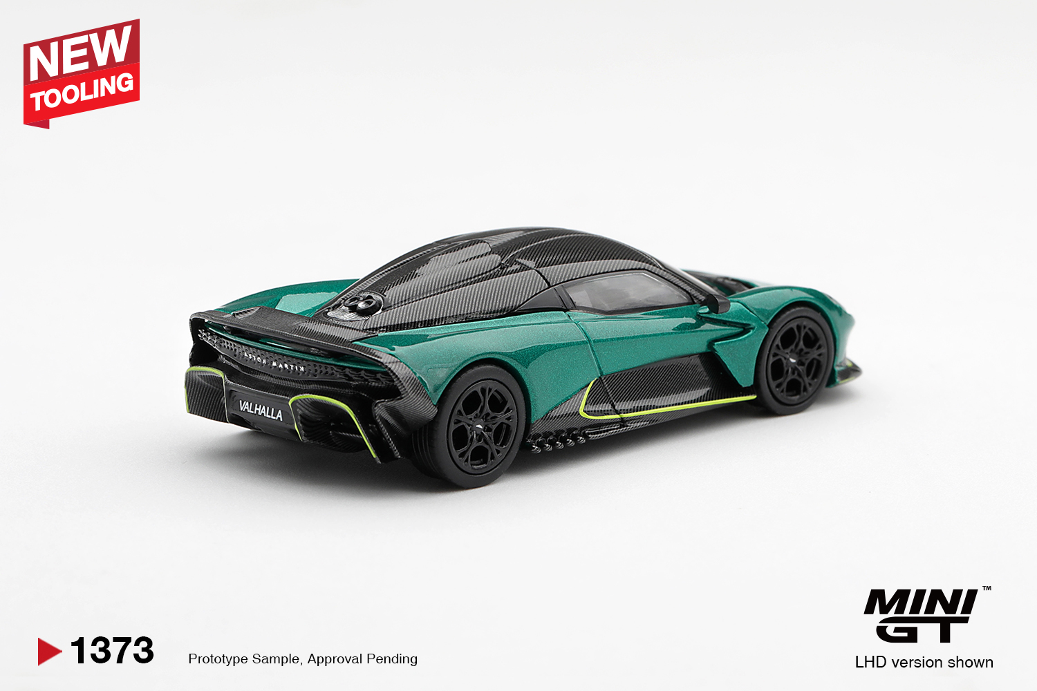 Mini GT 1373 1:64 ASTON MARTIN VALHALLA PODIUM GREEN 2025