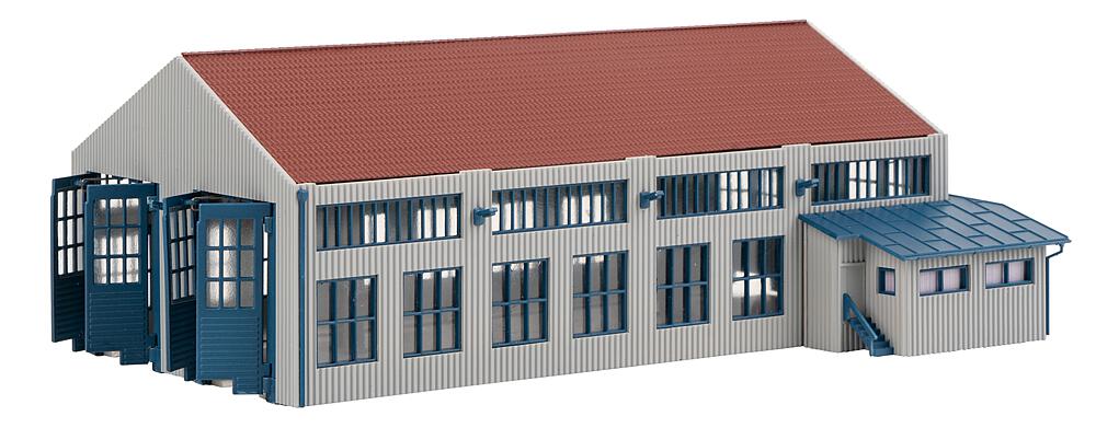 Faller 222107 Moderner Lokschuppen, 2-ständig - 1:160 Spur N - Bausatz