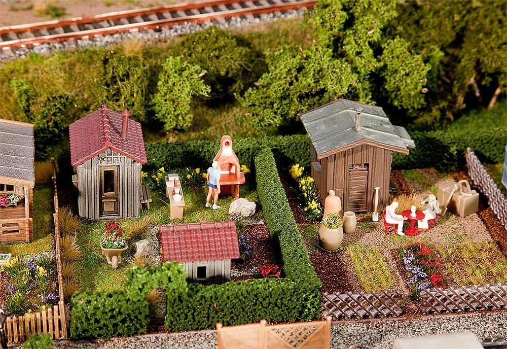 Faller 180494 2 Schrebergärten mit Schuppen 1:87 Spur H0 Neu OVP