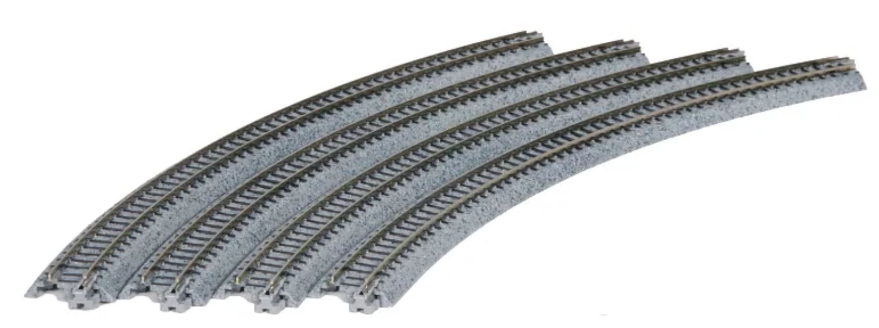 Kato 20-132 Gleis gebogen R 348-45° 4 Stück 1:160 Spur N Neu