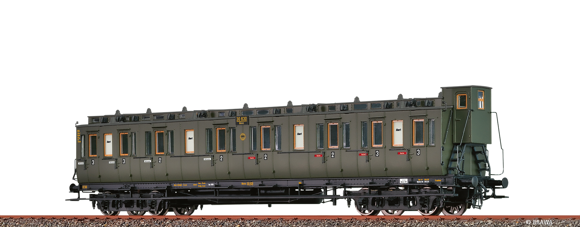 Brawa 45271 H0 Abteilwagen BC4 DRG